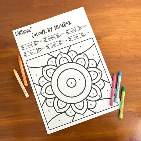 Diwali- Color by numbers